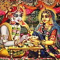 Radha Krishna Bhojan Lila on Yamuna