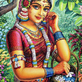 Radharani in garden